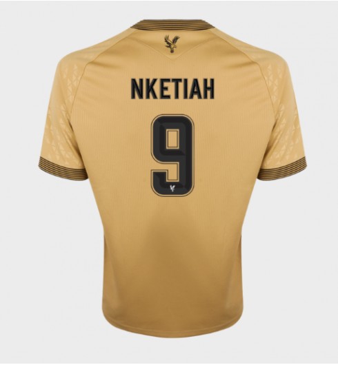 Crystal Palace Eddie Nketiah #9 Venkovní Dres 2025-26 Krátký Rukáv Crystal Palace Eddie Nketiah #9 Venkovní Dres 2025-26 Krátký Rukáv